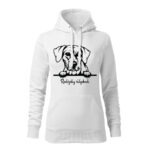 rodezsky ridgeback damska mikina 2 tmavo modra