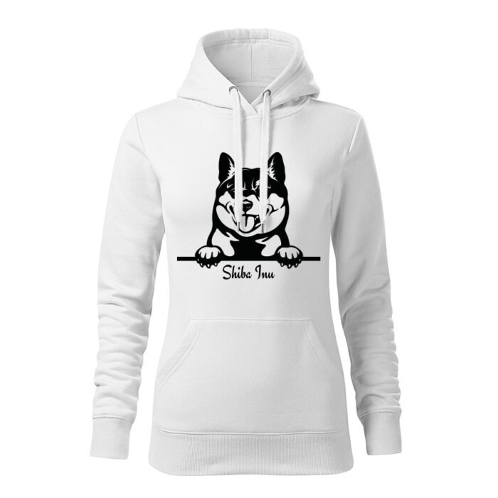 shiba inu damska mikina 1 siva