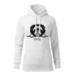 shih tzu damska mikina 1 tmavozelena