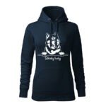 sibirsky husky damska mikina 2 purpurova