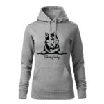 sibirsky husky damska mikina 1 purpurova