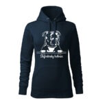 stafordcirsky bulterier damska mikina 2 siva