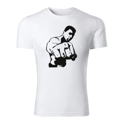 muhammad ali panske tricko cierna biela