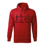 viera nádej láska panska mikina 1 biela