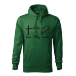 viera nádej láska panska mikina 1 tmavosiva