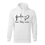 viera nádej láska panska mikina 2 cierna