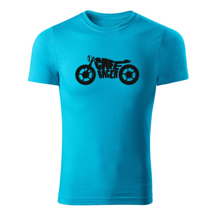cafe racer panske tricko tyrkysova