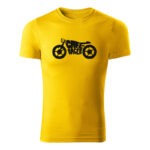 cafe racer panske tricko zlta