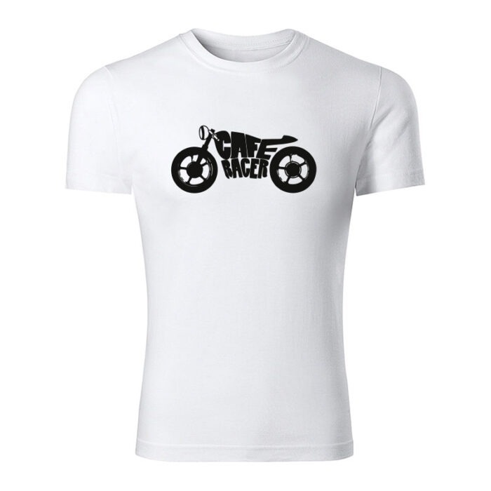 cafe racer panske tricko biela