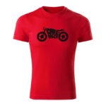 cafe racer panske tricko cervena