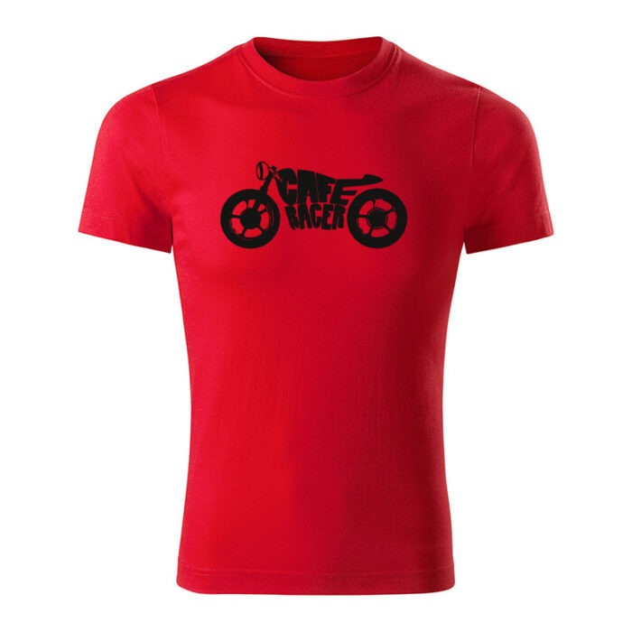 cafe racer panske tricko cervena
