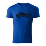 cafe racer panske tricko kralovska modra