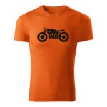 cafe racer panske tricko oranzova