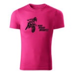 braap bike panske tricko purpurova