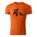 braap bike panske tricko oranzova