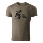 braap bike panske tricko army