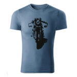 classic cafe racer panske tricko denim