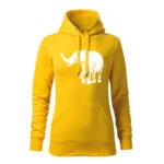 slon flor dámska mikina 2 purpurova