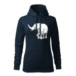 slon flor dámska mikina 2 zlta