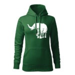 slon flor dámska mikina 2 siva