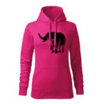 slon flor dámska mikina 2 kralovska modra