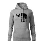 slon flor dámska mikina 1 zlta