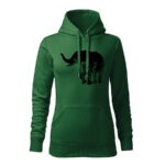 slon flor dámska mikina 1 siva