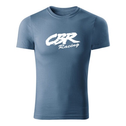 cbr racing panske tricko biela denim