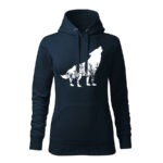 vlk flor dámska mikina 2 zlta