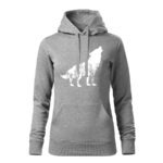 vlk flor dámska mikina 2 tmavo modra