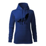 vlk flor dámska mikina 1 biela