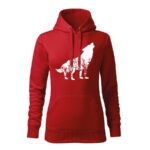 vlk flor dámska mikina 1 tmavozelena