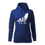 vlk flor dámska mikina 2 purpurova