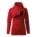 vlk flor dámska mikina 1 zlta