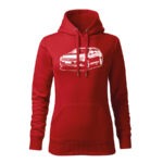 volkswagen passat b8 side damska mikina 2 cervena