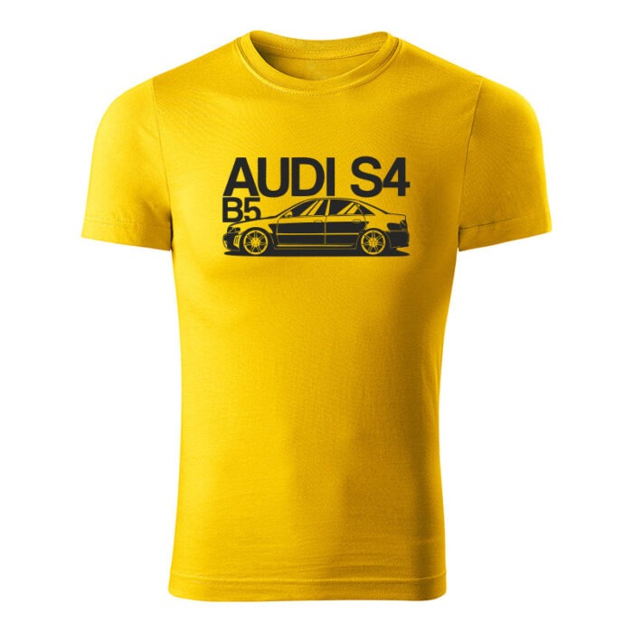 audi s4 b5 panske tricko zlta