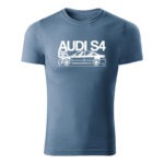 audi s4 b5 panske tricko biela denim