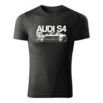audi s4 b5 panske tricko biela tmava bridlica