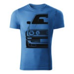 volkswagen golf mk2 panske tricko svetlomodra