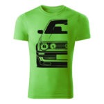 volkswagen golf mk2 panske tricko jablkovozelena