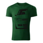volkswagen golf mk4 panske tricko tmavozelena