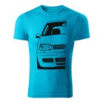 volkswagen golf mk4 panske tricko tyrkysova