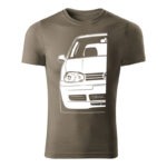 volkswagen golf mk4 panske tricko biela army