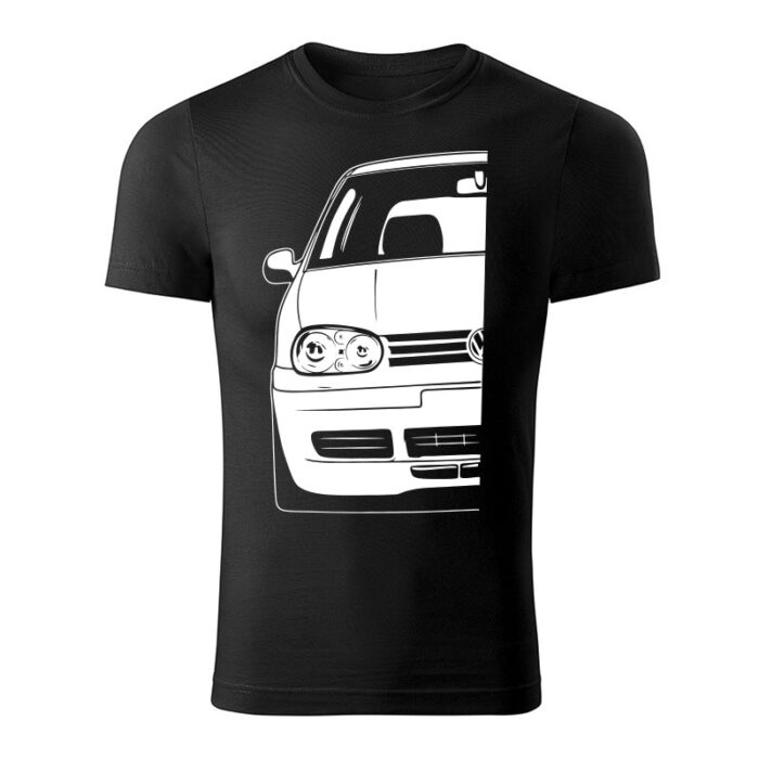 volkswagen golf mk4 panske tricko biela cierna