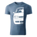 volkswagen golf mk4 panske tricko biela denim