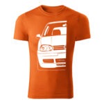 volkswagen golf mk4 panske tricko biela oranzova
