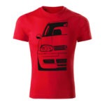 volkswagen golf mk4 panske tricko cervena