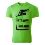 volkswagen golf mk4 panske tricko jablkovozelena