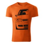 volkswagen golf mk4 panske tricko oranzova