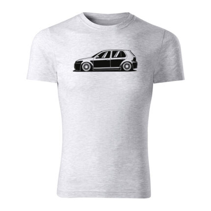 volkswagen golf mk4 side panske tricko bledosiva